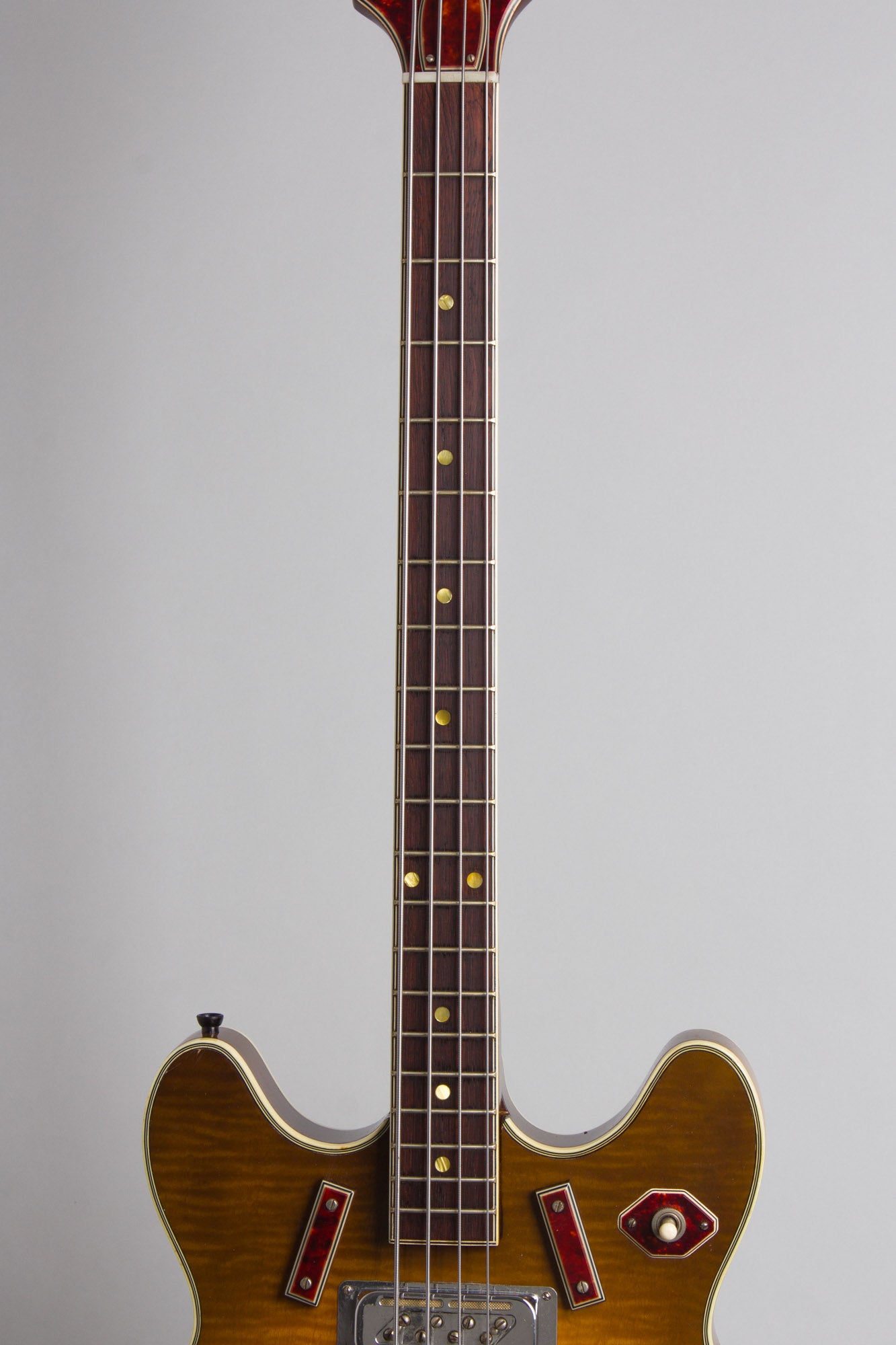 Harmony H-27 Hollow Body Electric Bass Guitar (1966)