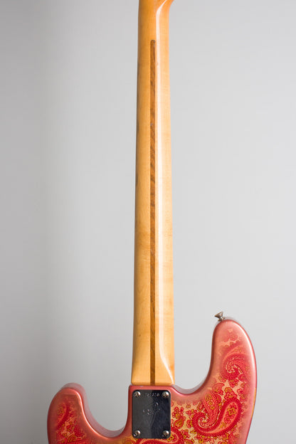 Fender Telecaster Bass Pink Paisley Solid Body Electric Bass Guitar (1968)