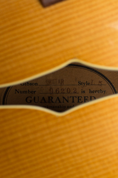 Gibson L-5N Arch Top Acoustic Guitar (1940)