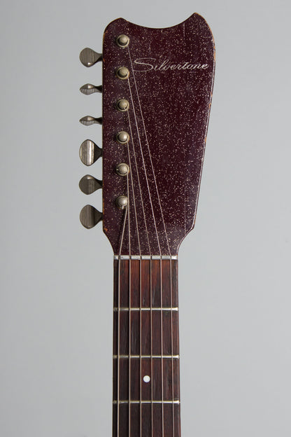 Danelectro Silvertone Model 1457 Amp-In-Case Semi-Hollow Body Electric Guitar (1965)