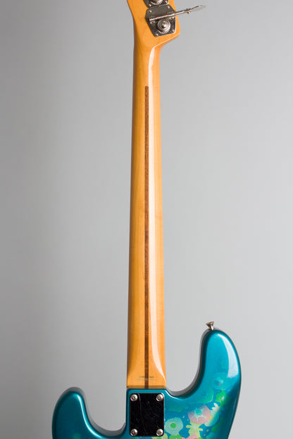 Fender Precision Blue Floral Solid Body Electric Bass Guitar (2002)