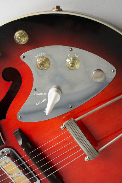 Harmony H66 Vibra-Jet Thinline Hollow Body Electric Guitar (1964)