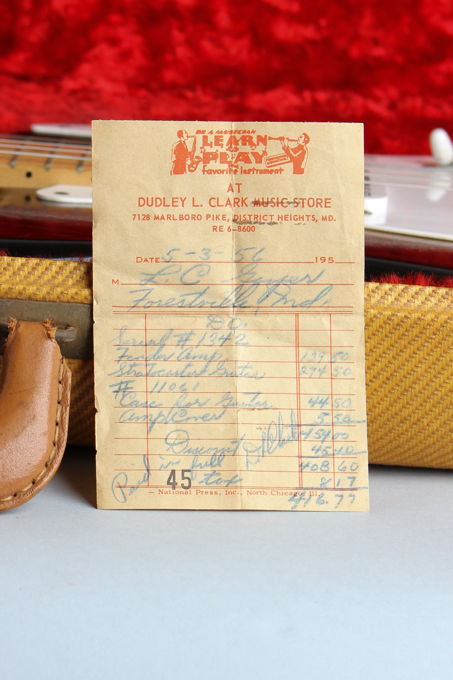 Fender Stratocaster Solid Body Electric Guitar (1956)