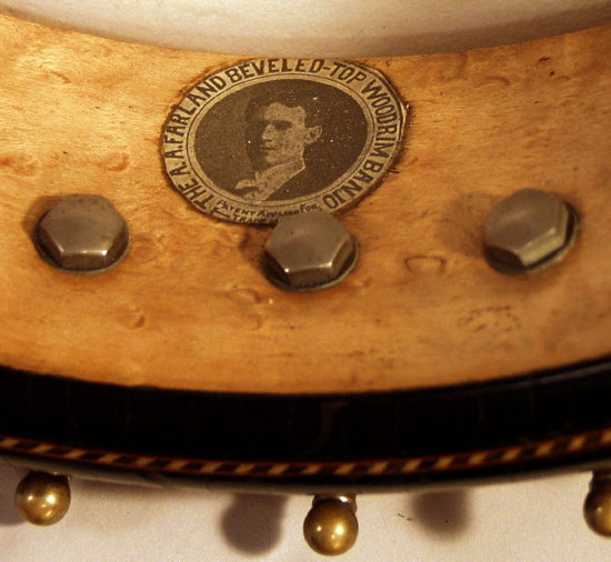A. A. Farland Artists Grand 5 String Banjo (1900)