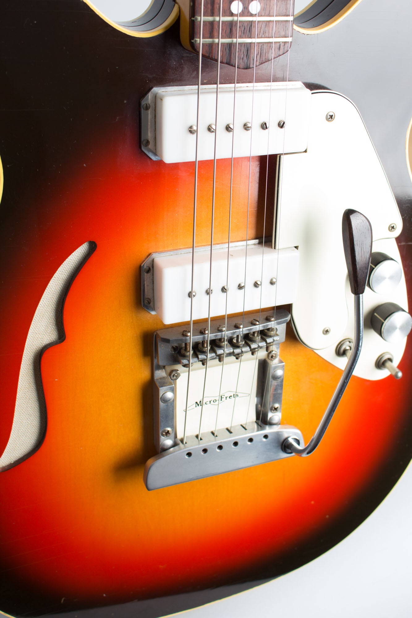 Micro-Frets Spacetone Semi-Hollow Body Electric Guitar (1970)