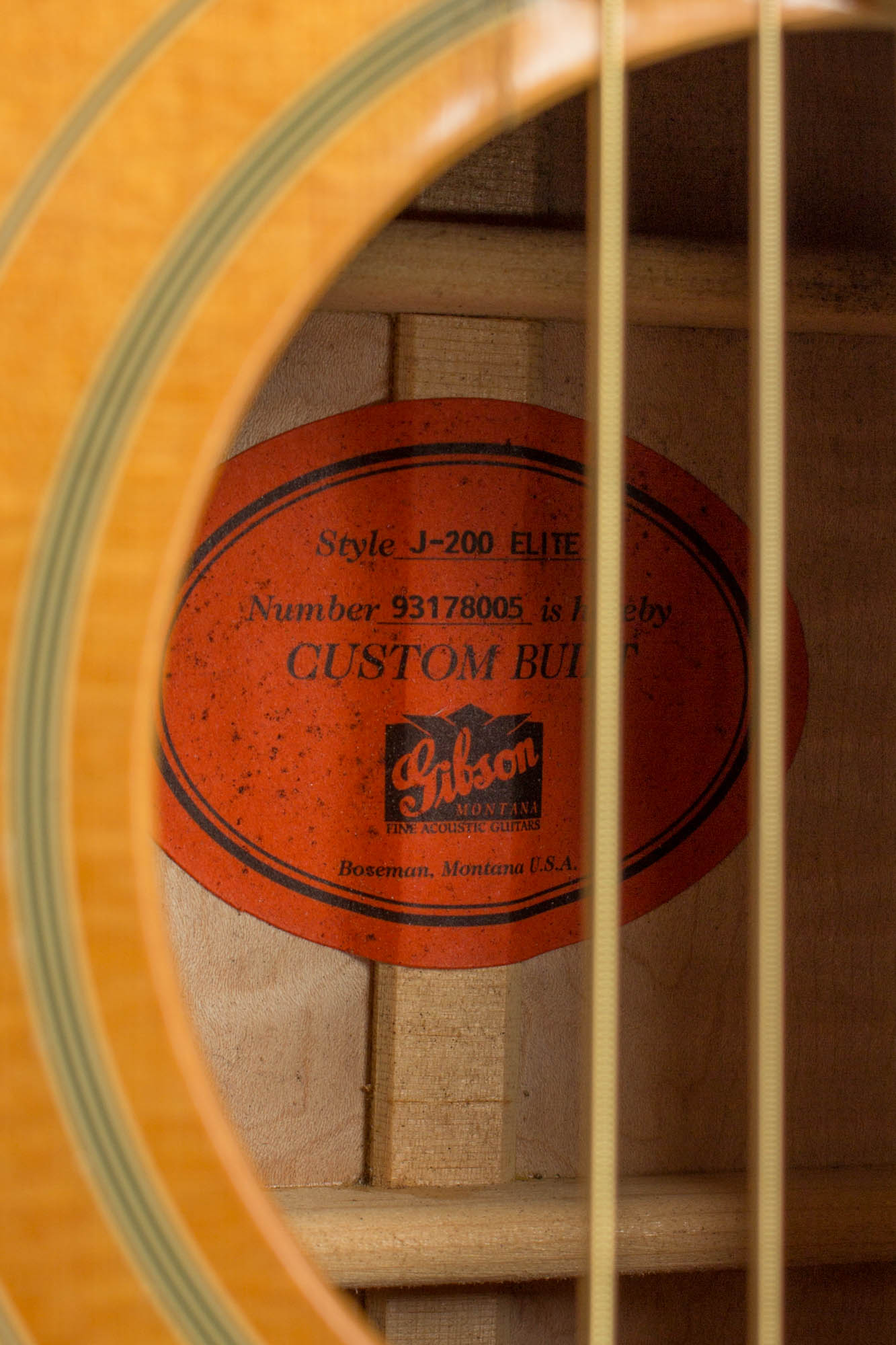 Gibson J-200 Elite Flat Top Acoustic Guitar (1998)