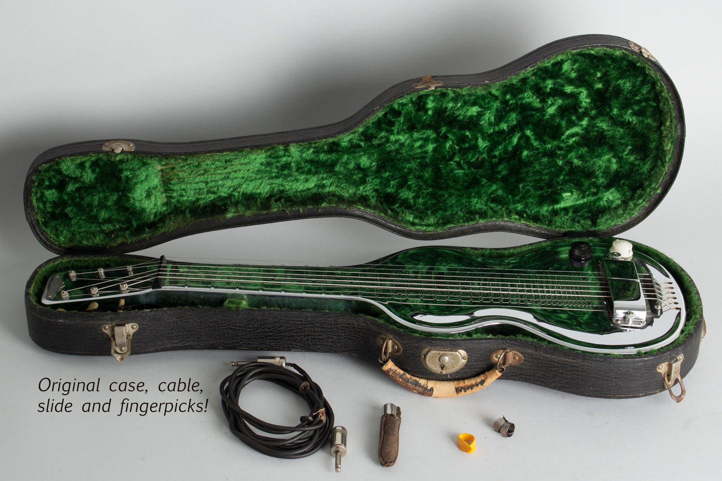 Rickenbacker Silver Hawaiian Lap Steel Electric Guitar (1939)