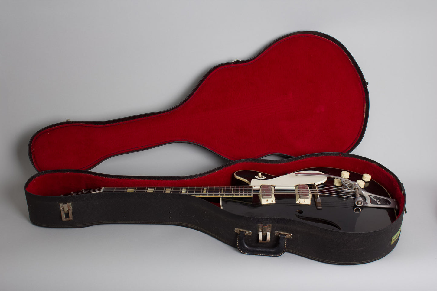 Harmony Silvertone Model 1446L Thinline Hollow Body Electric Guitar (1962)