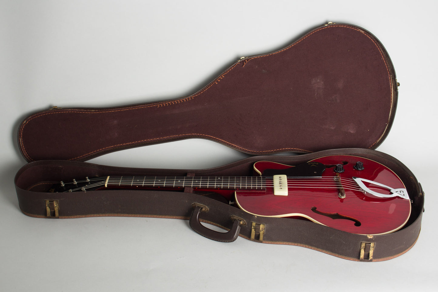 Guild M-65 Freshman Owned and Used by Elliott Sharp Thinline Hollow Body Electric Guitar (1962)