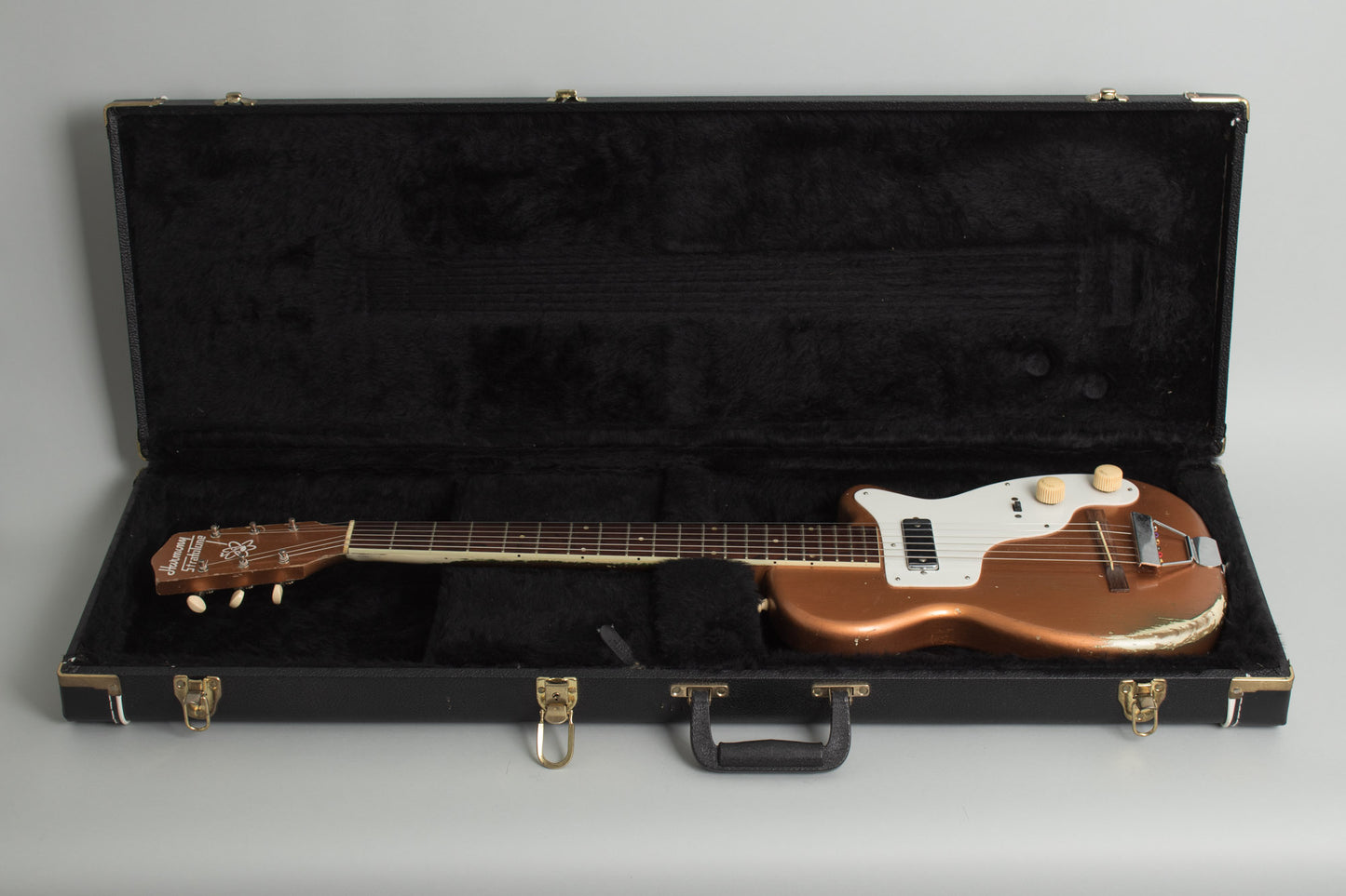 Harmony H-44 Stratotone Solid Body Electric Guitar (1954)