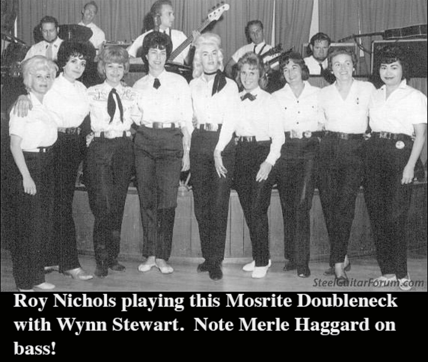 Mosrite Doubleneck Owned and played by Roy Nichols, Arch Top Hollow Body Electric Guitar (1959)