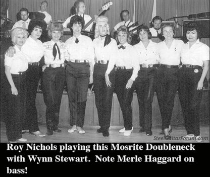 Mosrite Doubleneck Owned and played by Roy Nichols, Arch Top Hollow Body Electric Guitar (1959)