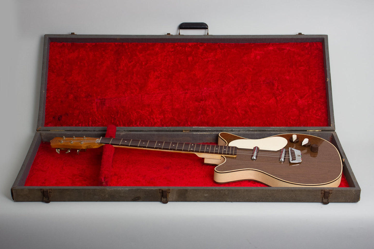 Danelectro Deluxe Model #6027 Semi-Hollow Body Electric Guitar (1965)