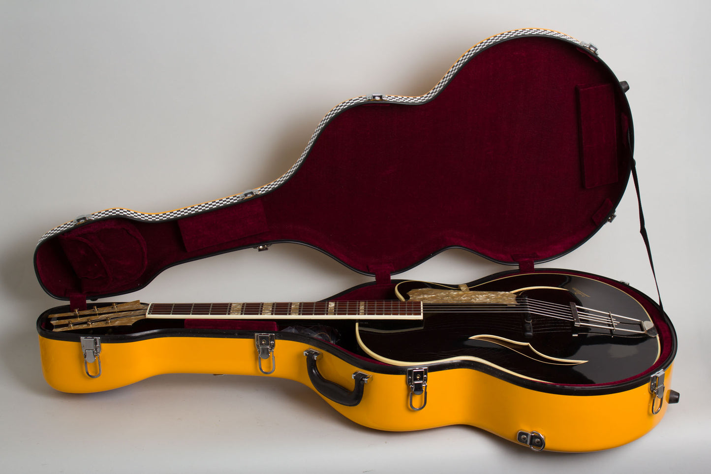 Isana Black Pearl Arch Top Acoustic Guitar (1959)