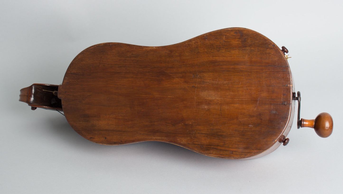 unknown Guitar Shaped 6 String Hurdy-gurdy (late 18th Century)