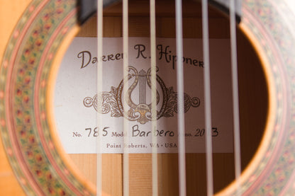 Darren Hippner Barbero pattern Flamenco Guitar (2013)