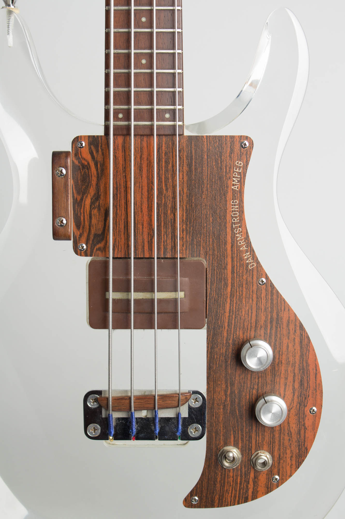 Ampeg Dan Armstrong Solid Body Electric Bass Guitar (1970)