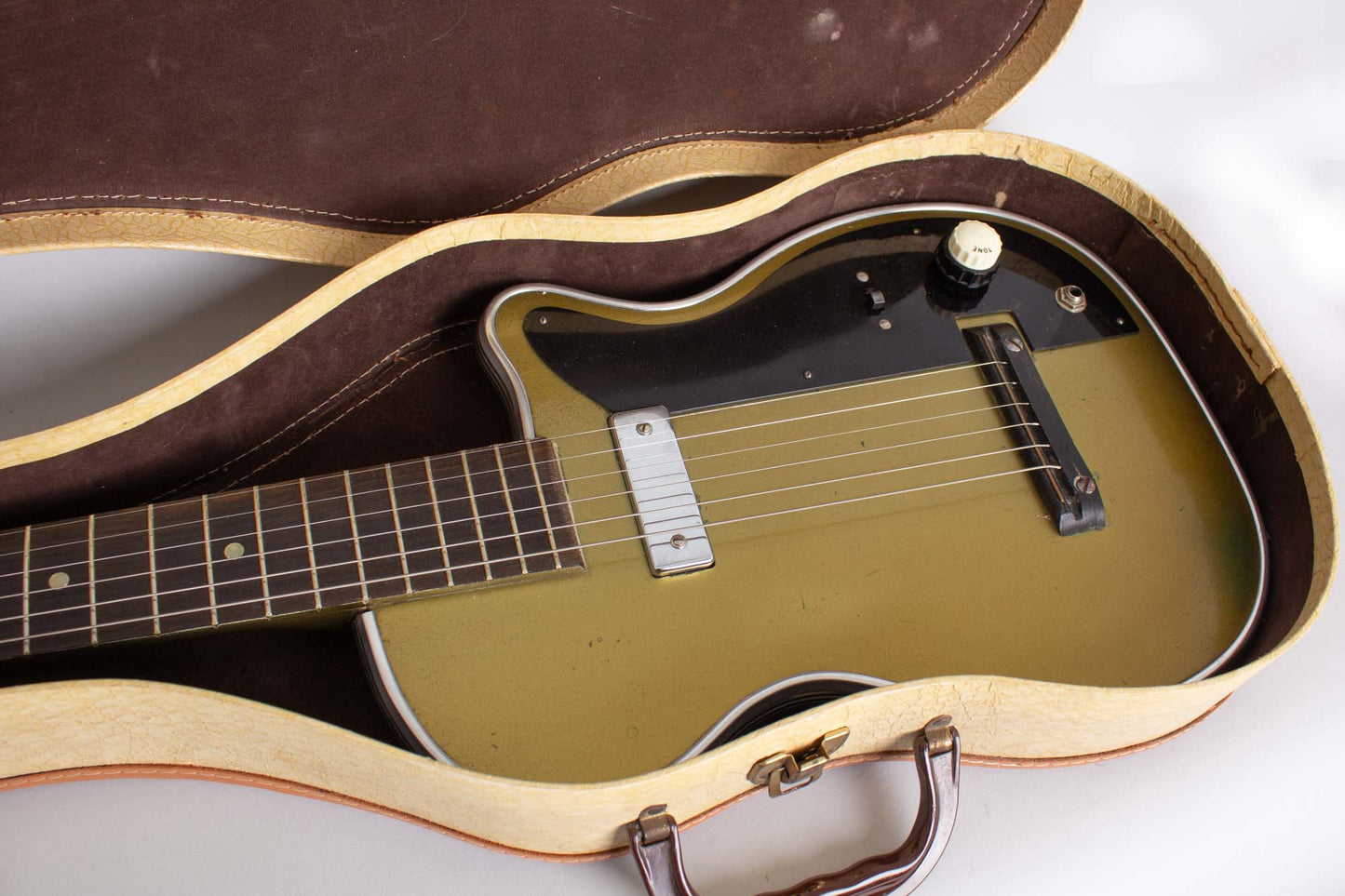Harmony Silvertone Stratotone Newport Model H-42/2 Solid Body Electric Guitar (1956)