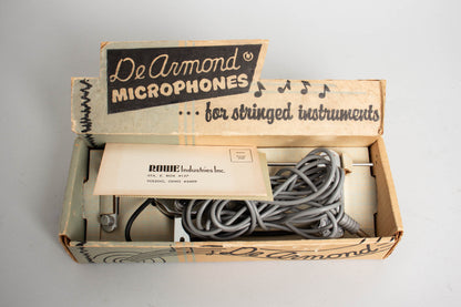 DeArmond Rhythm Chief Model 1100 in Original Box (NOT A REISSUE) Archtop Guitar Pickup (1969)