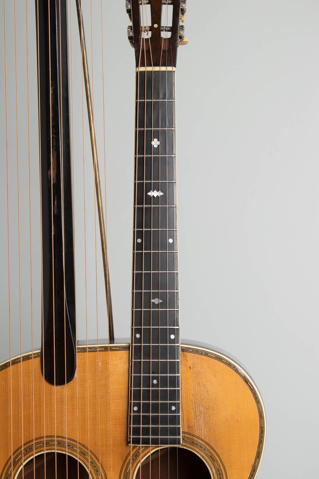 Larson Brothers Stahl 10 Sub-Bass Harp Guitar (1912)