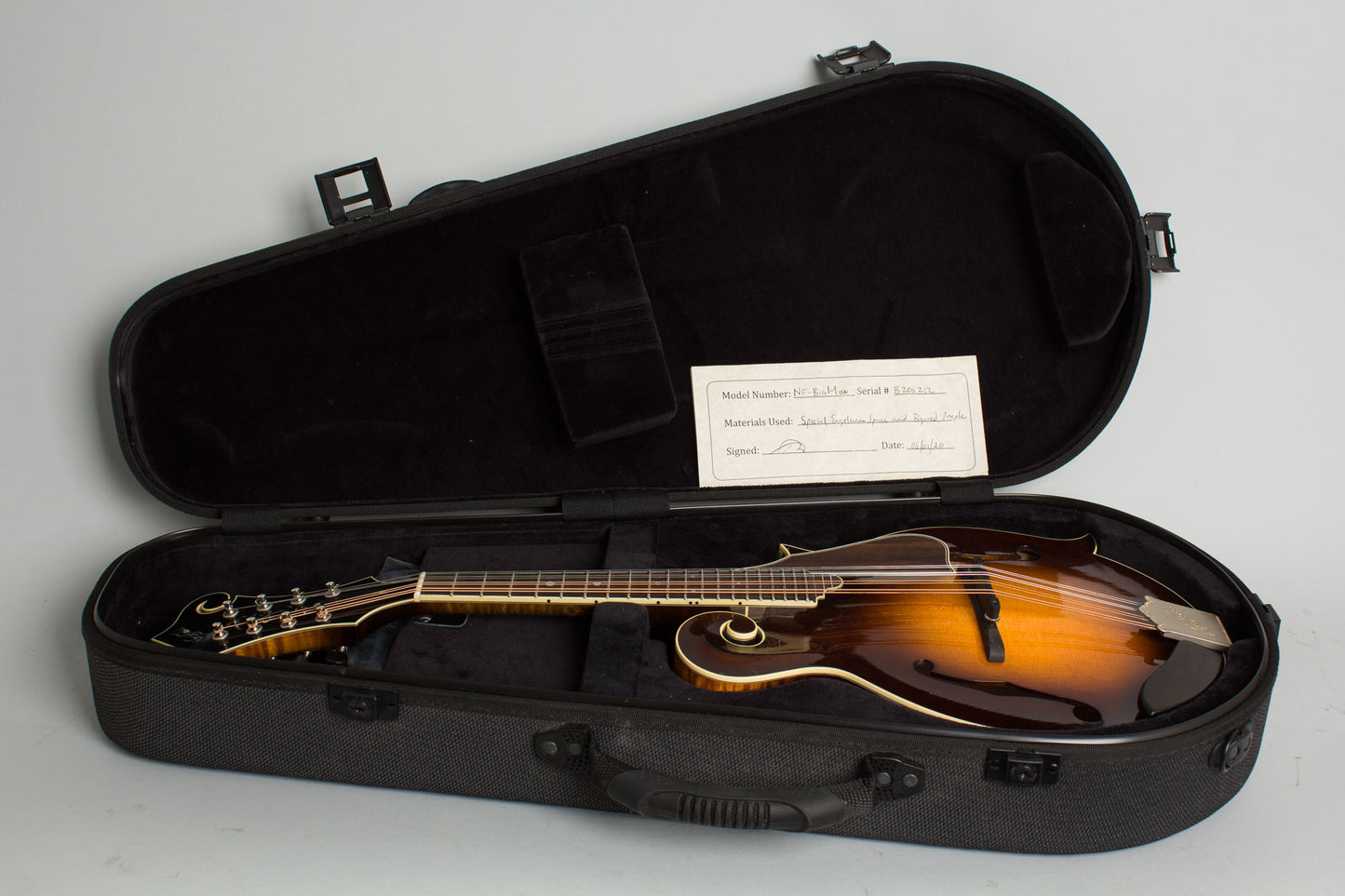 Northfield NF- Big Mon Carved Top Mandolin (2020)