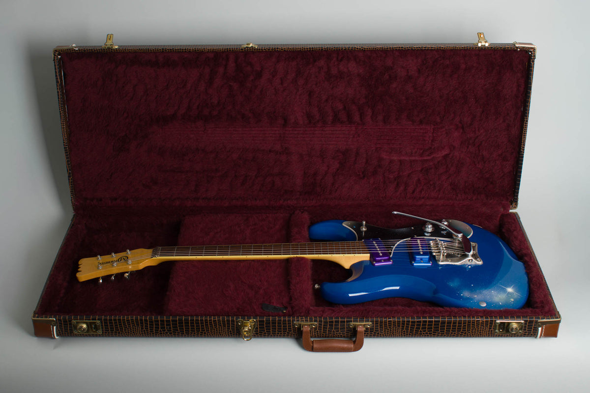 Mosrite Semie Moseley Model Handpainted by Wayne Jarrett Solid Body Electric Guitar (1992)
