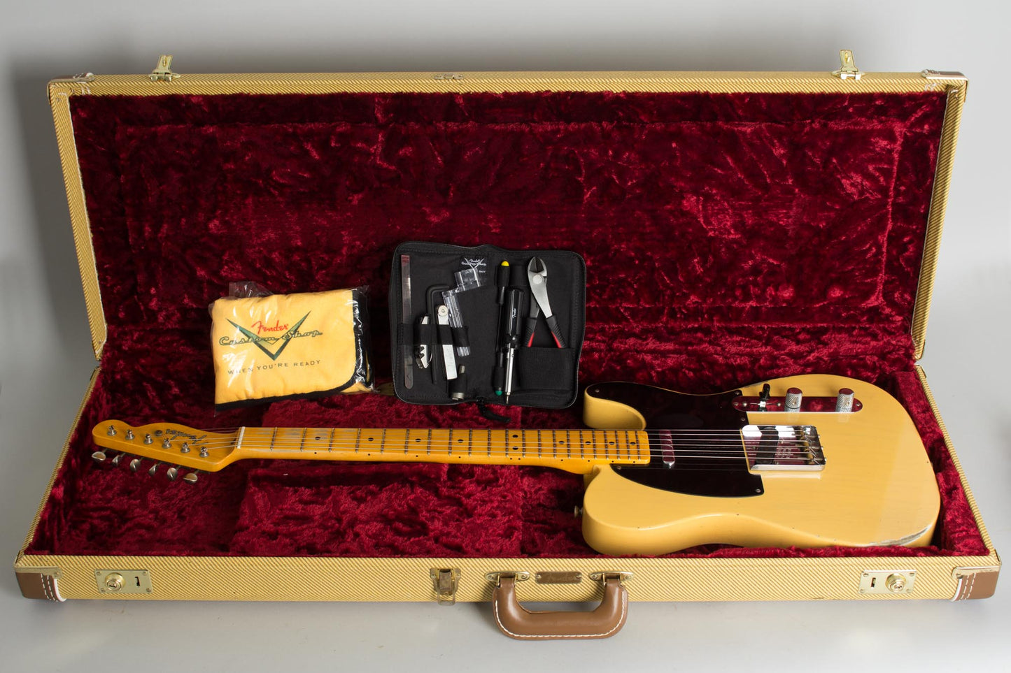 Fender Nocaster Custom Shop Relic Solid Body Electric Guitar (2015)