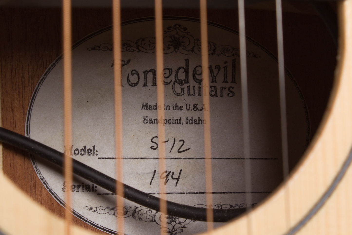 Tonedevil S-12 Symphony Harp Guitar