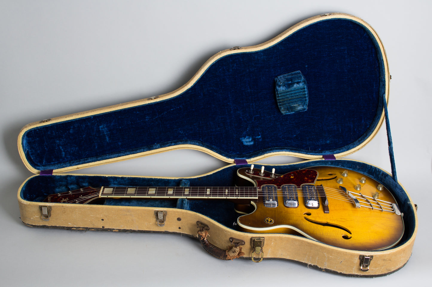 Harmony H-75 Thinline Hollow Body Electric Guitar (1960)