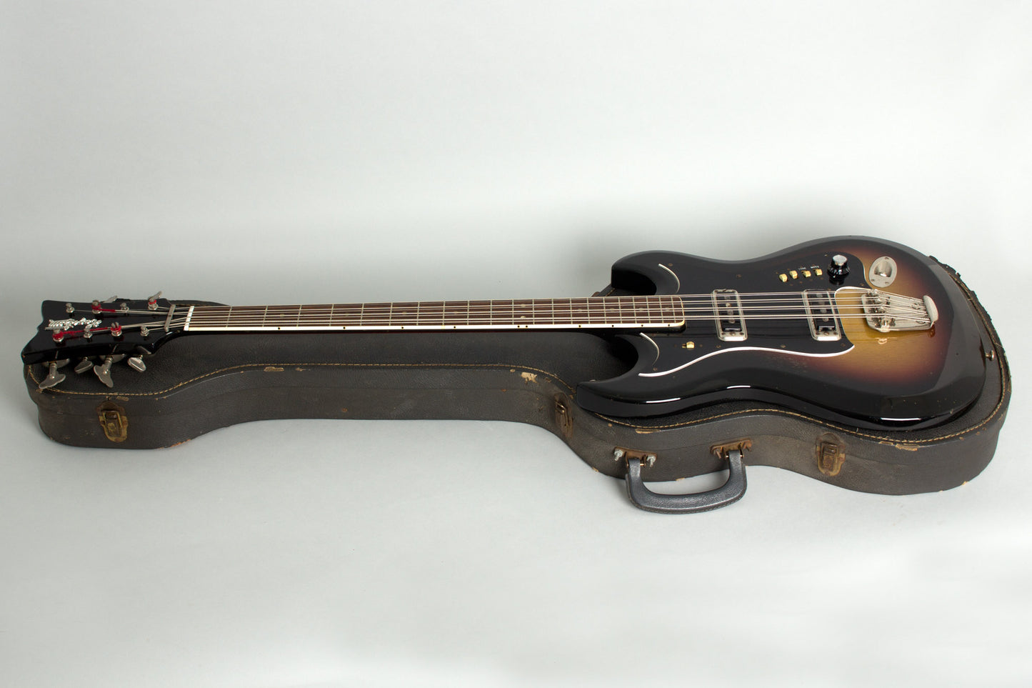 Hagstrom 8-String Bass H-8 Solid Body Electric Bass Guitar (1968)