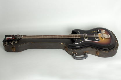 Hagstrom 8-String Bass H-8 Solid Body Electric Bass Guitar (1968)