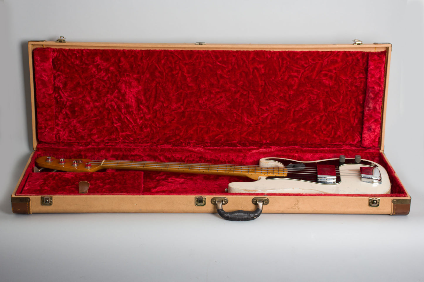 Fender Slab Body Precision Solid Body Electric Bass Guitar (1966)