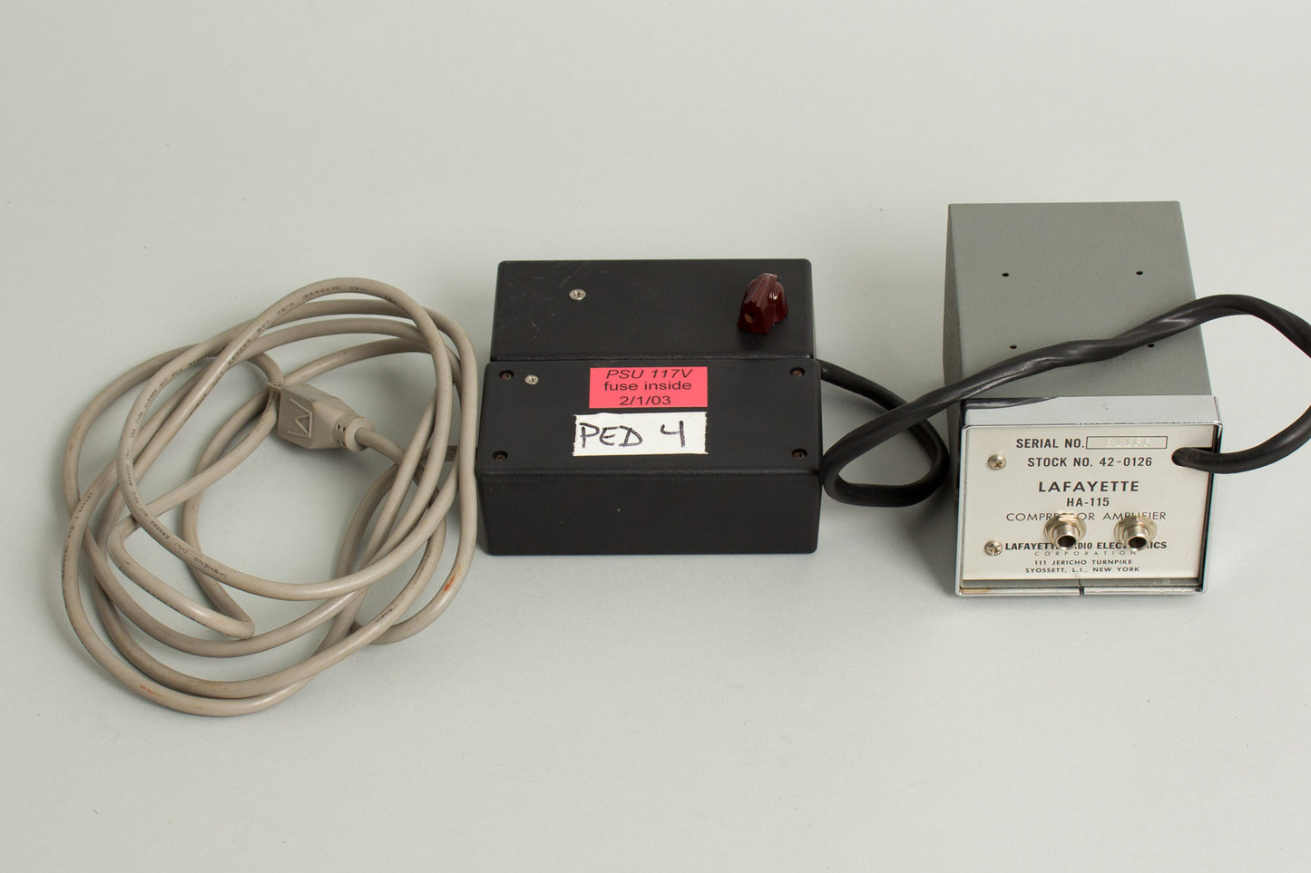 Lafayette HA-115 Custom Modified for Tom Verlaine Amplifier Compressor Effect (1960)
