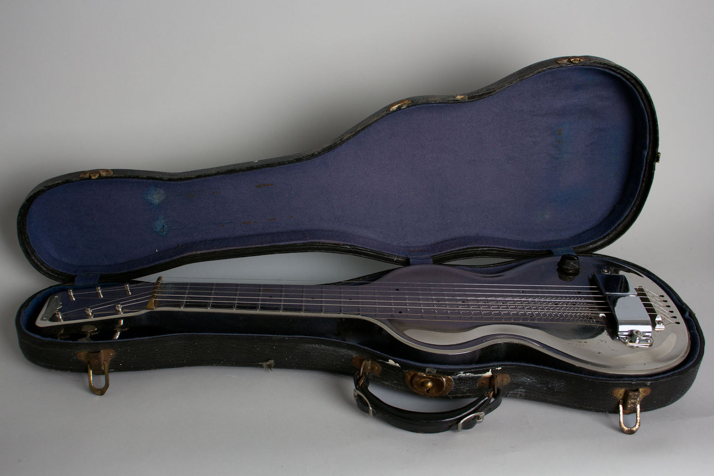 Rickenbacker Silver Hawaiian Lap Steel Electric Guitar (1937)