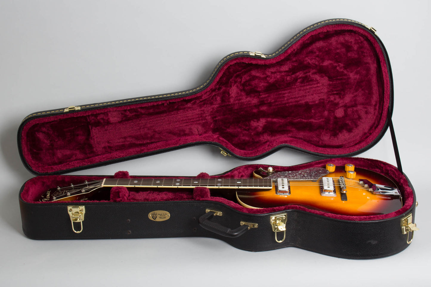 Premier Bantam Deluxe E-704 Arch Top Hollow Body Electric Guitar (1958)
