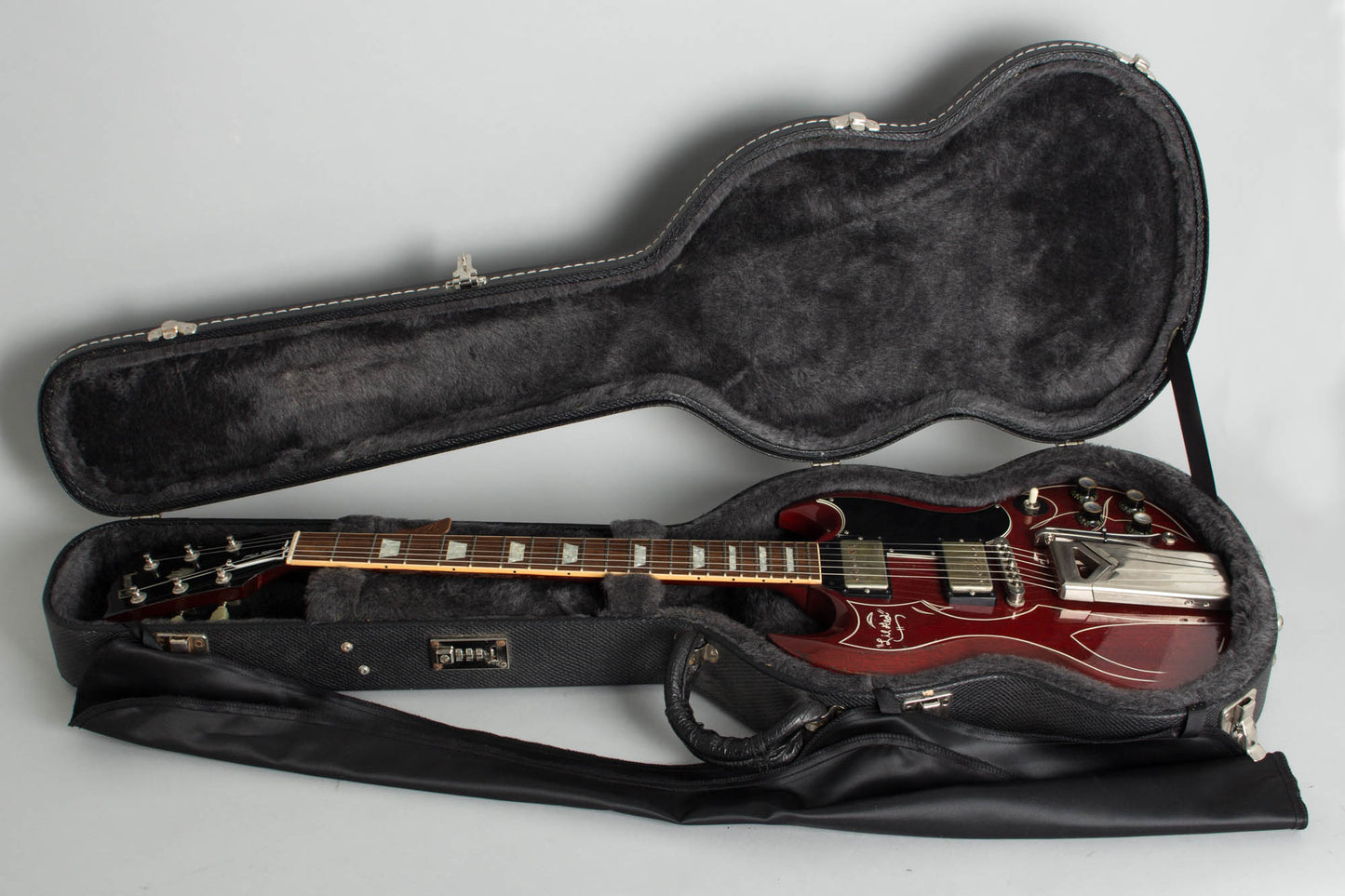 Gibson SG/Les Paul Standard Custom Billy Gibbons Lil' Red Replica Solid Body Electric Guitar (2005)