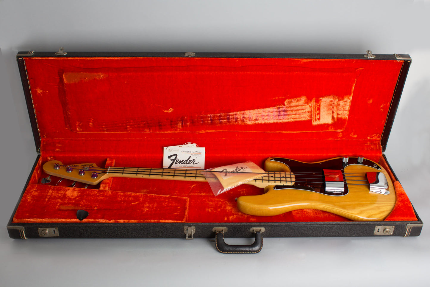 Fender Precision Bass Solid Body Electric Bass Guitar (1977)