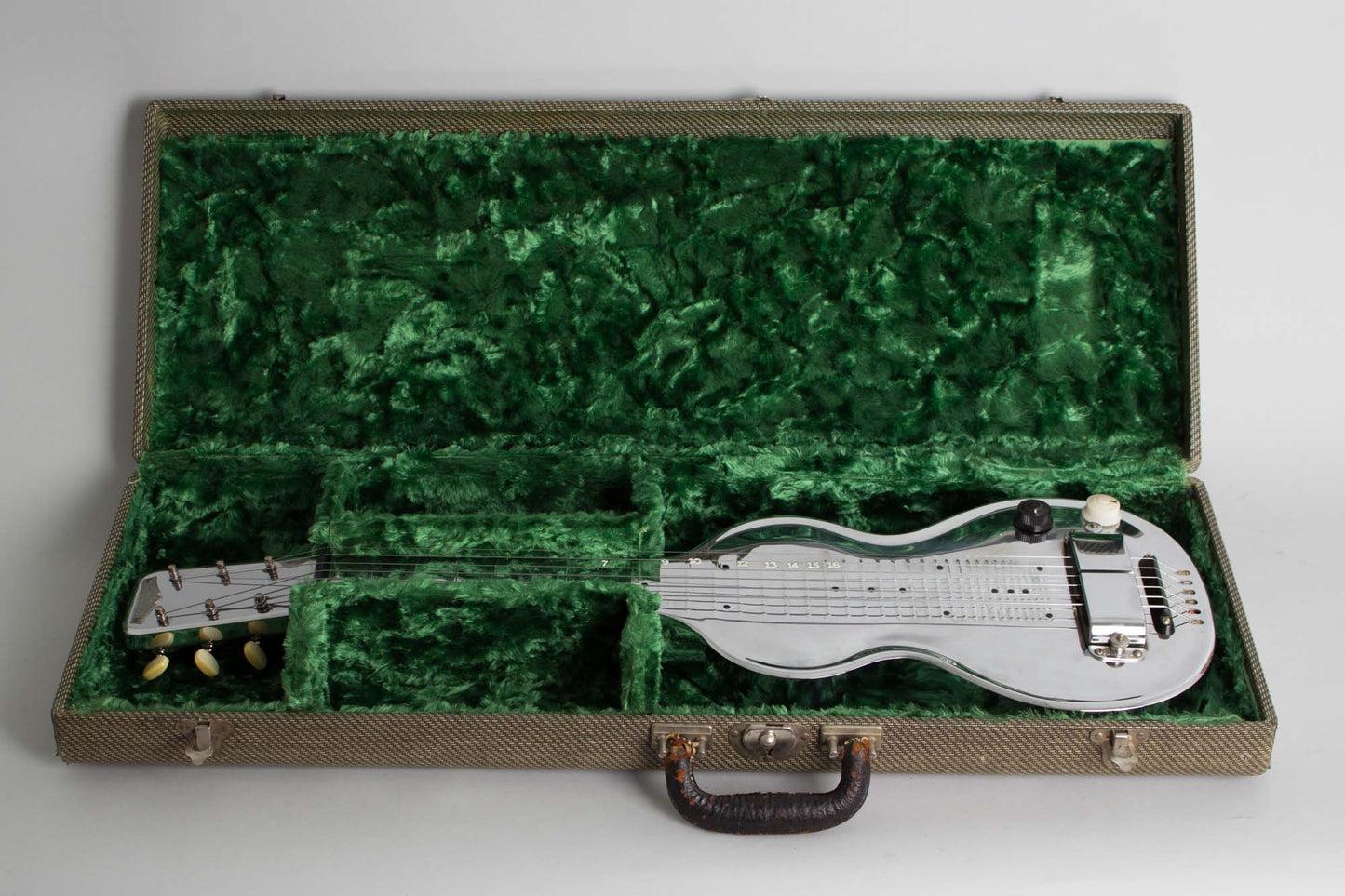 Rickenbacker Silver Hawaiian Lap Steel Electric Guitar (1939)