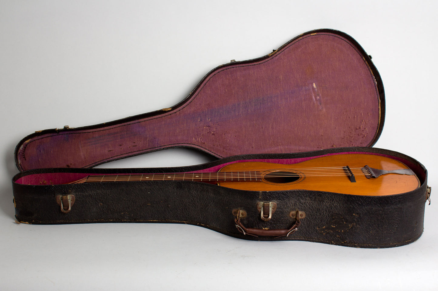 Harmony Oak Flat Top Acoustic Guitar (1920s)