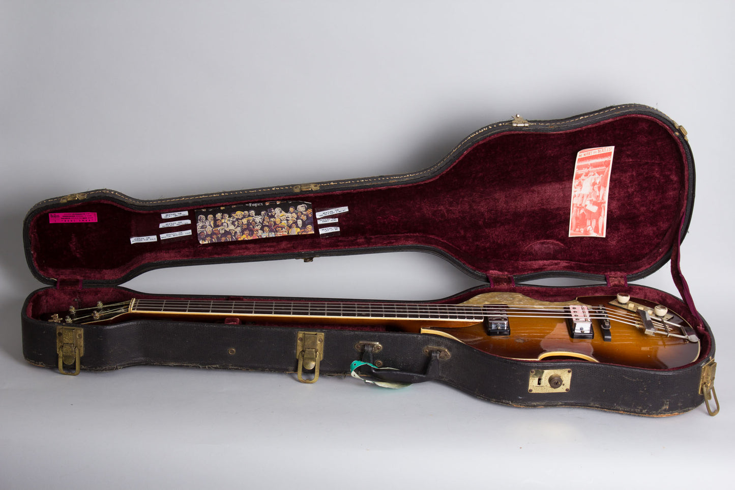 Hofner 500/1 Beatle Bass Hollow Body Electric Bass Guitar (1966)