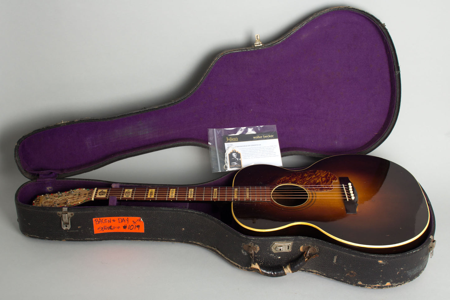 Bacon & Day Senorita S-6 Previously Owned by Steely Dan's Walter Becker Flat Top Acoustic Guitar (1935)