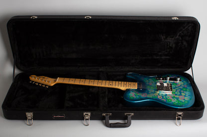 Fender Blue Floral Telecaster Solid Body Electric Guitar (2001)