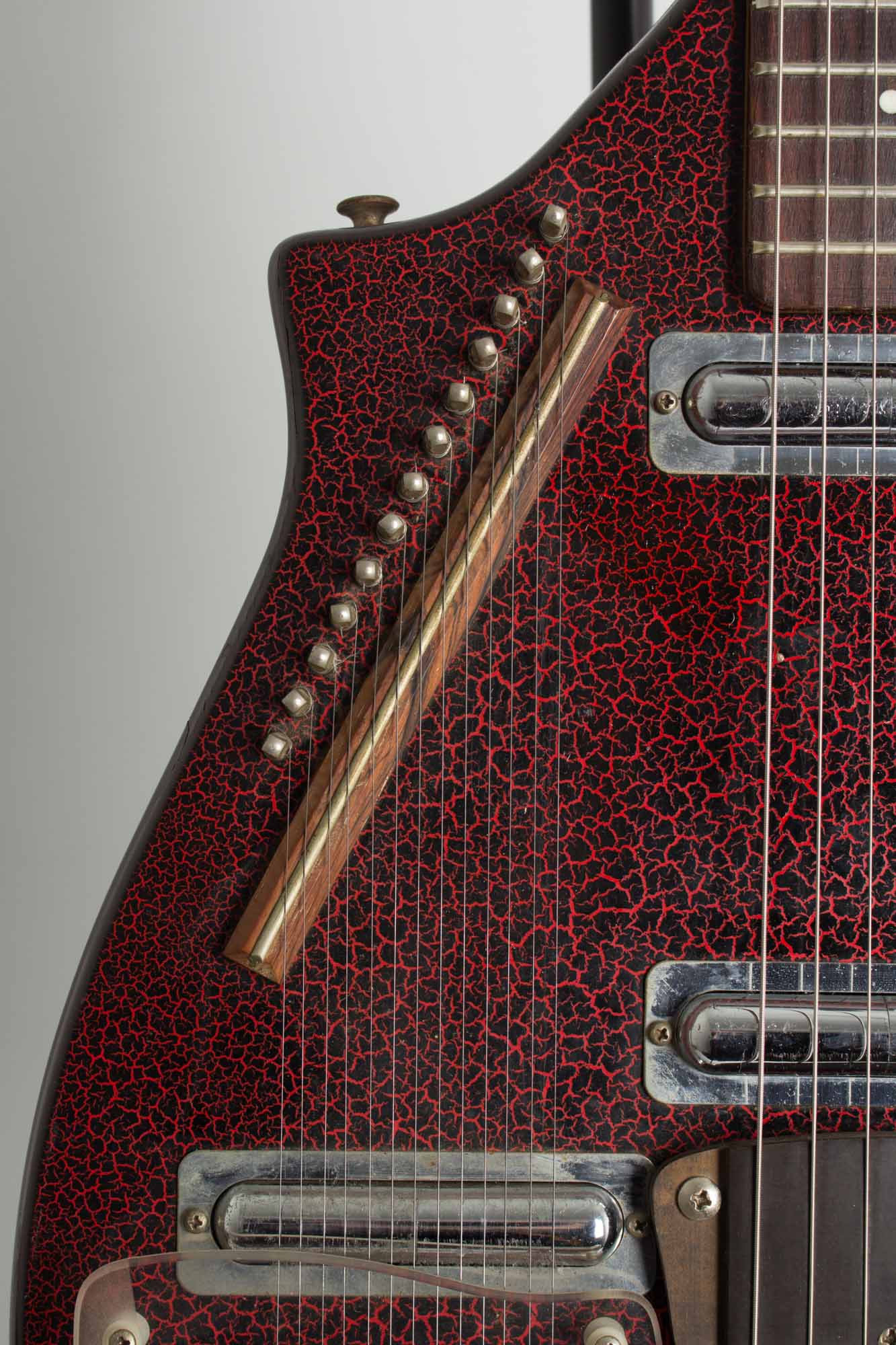 Danelectro Coral Sitar Semi-Hollow Body Electric Guitar (1968)