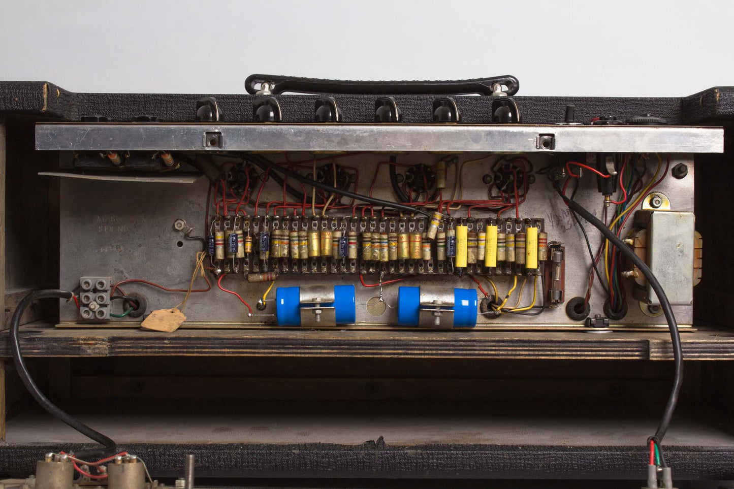 Vox AC-50 with Reproduction Cabinet Piggyback Tube Amplifier (1965-6)