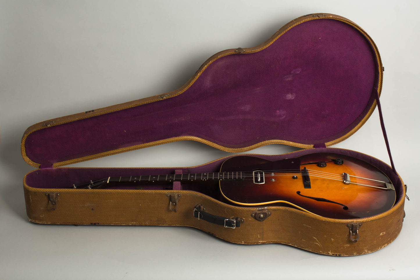 Gibson TG-50 With Charlie Christian Pickup Arch Top Hollow Body Electric Tenor Guitar (1940)