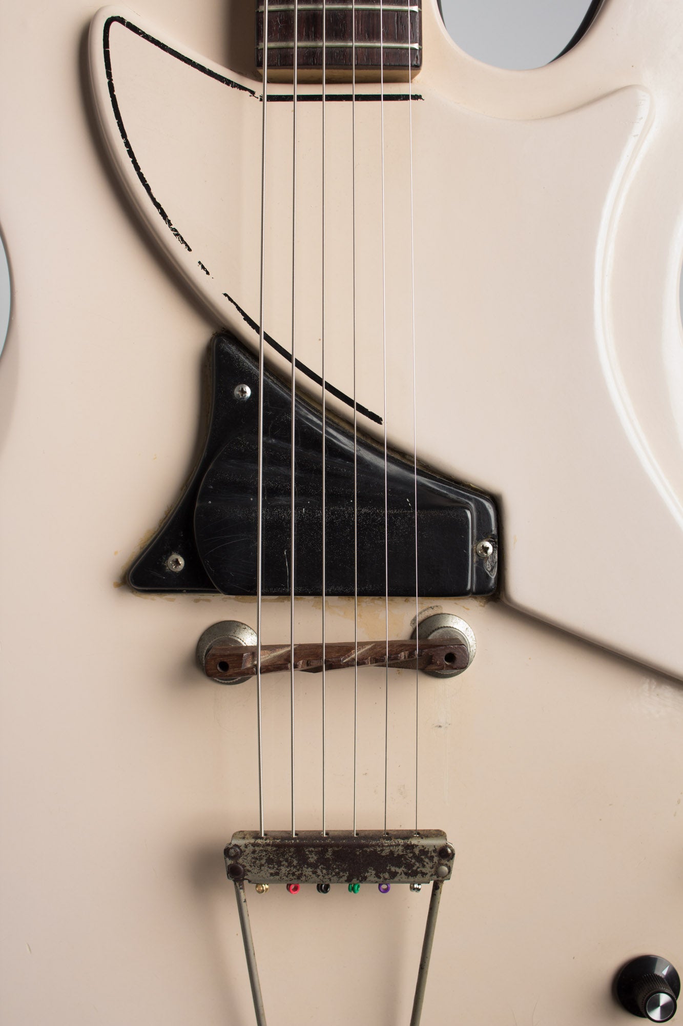 National Studio 66 owned and used by Elliott Sharp Semi-Hollow Body Electric Guitar (1961)