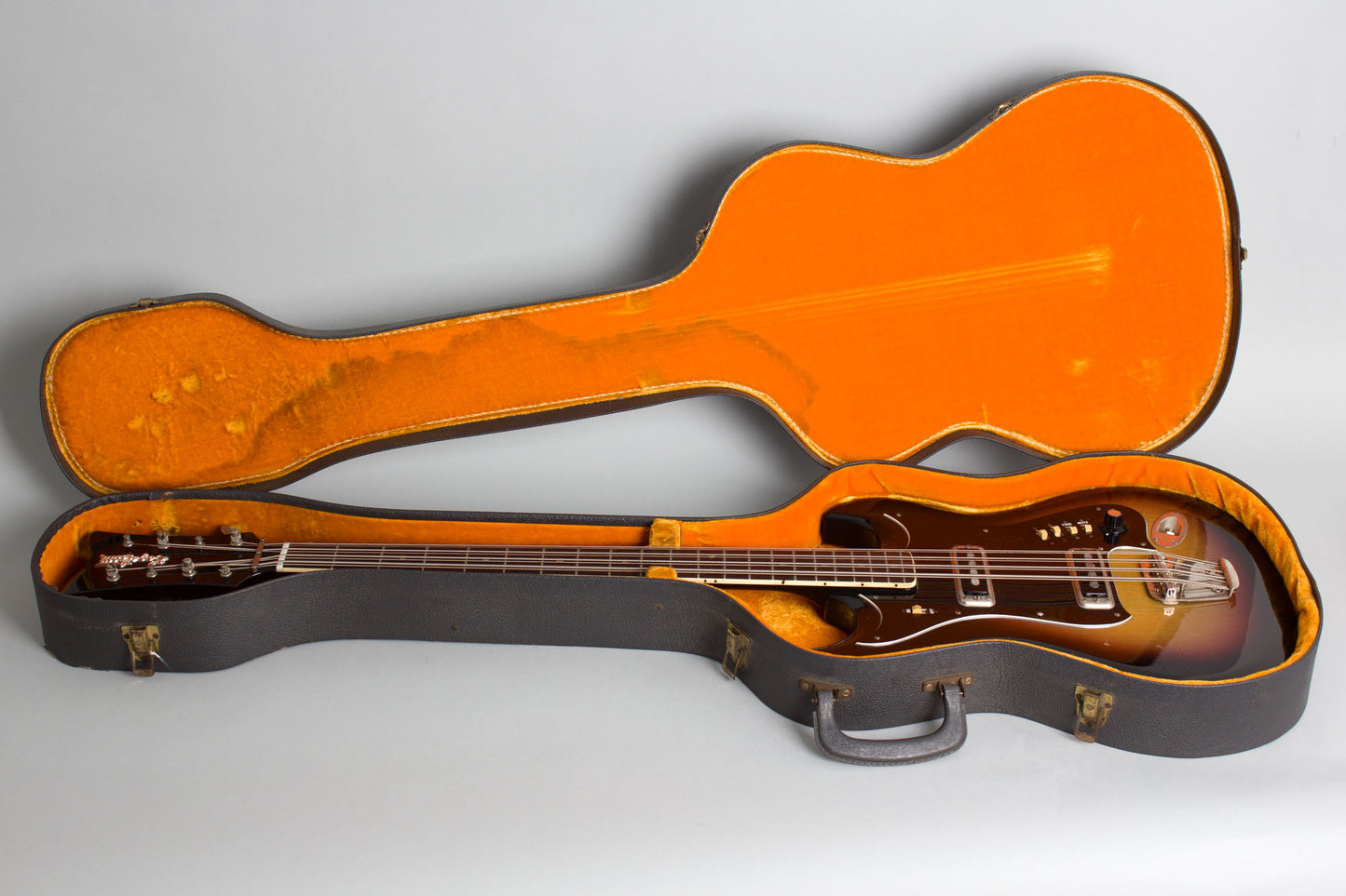 Hagstrom H-8 8-String Bass Solid Body Electric Bass Guitar (1968)