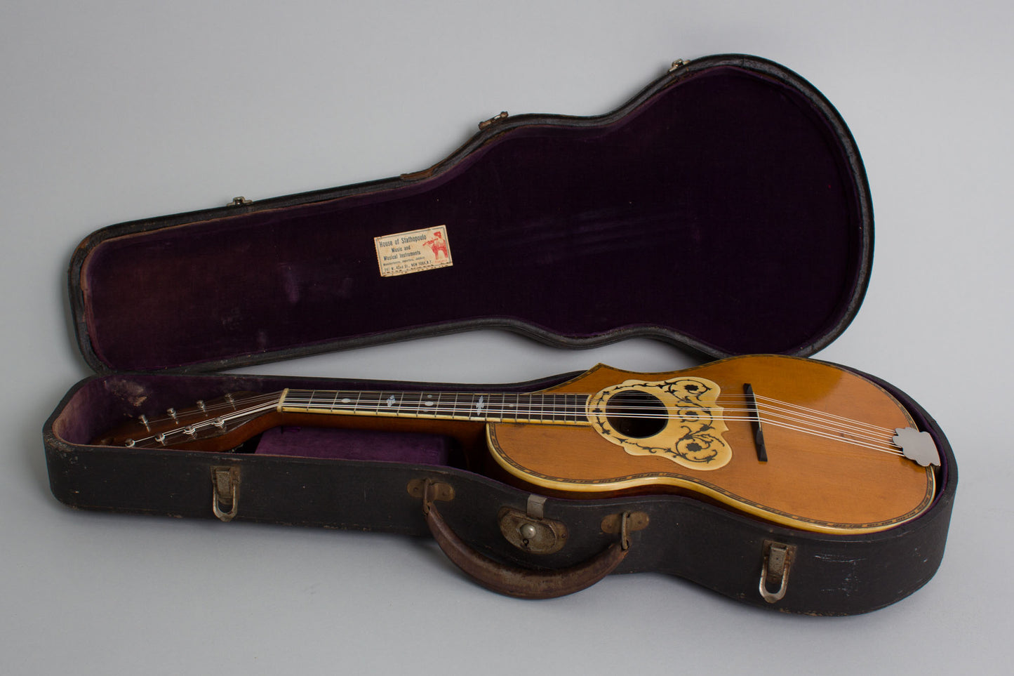 Anastasios Stathopoulo Perfectone Model 25 A.8. Arch Top Mandolin (1913)