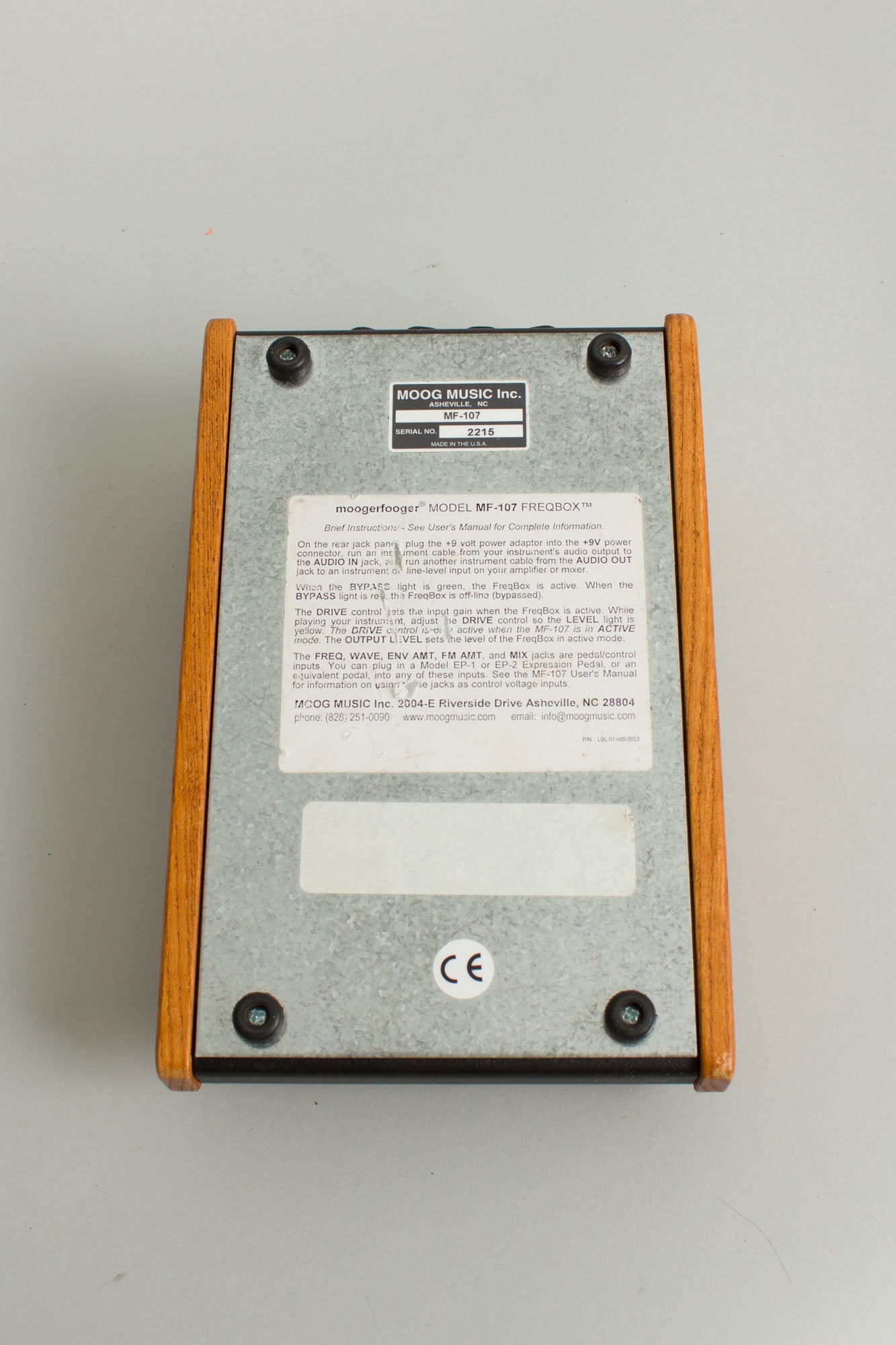 Moog Moogerfooger MF-107 FreqBox Filter Effect (2010s)