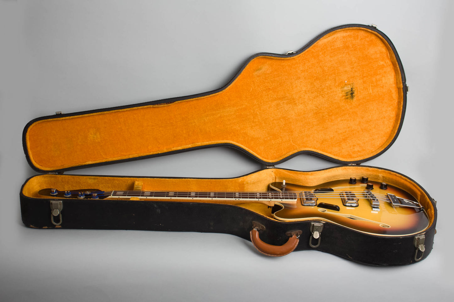 Fender Coronado Bass II Hollow Body Electric Bass Guitar (1967)